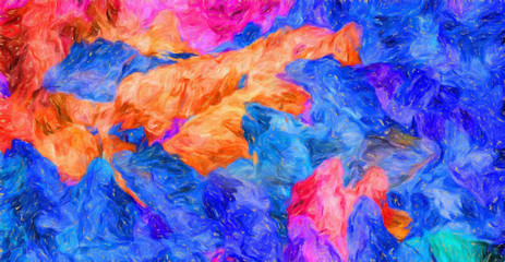 Abstraction oil paintings for sale, stock. Creative design background with textured brush strokes. Art wall decor print. Abstract handmade pattern. Contemporary original texture in high resolution.