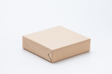 Gift box on white background