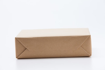 Gift box on white background