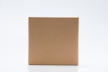 Gift box on white background 