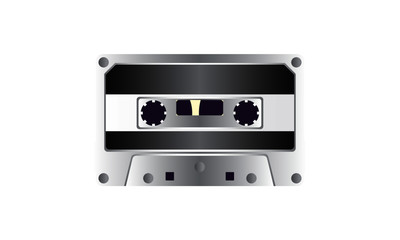 Obraz premium RETRO_TAPE_White_Black