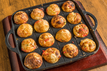 たこ焼き　octopus dough balls Takoyaki japanese food
