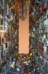 Cramped living spaces at the Montane Mansion apartments in Hong Kong's Quarry Bay district