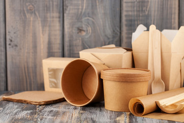 Craft paper tableware