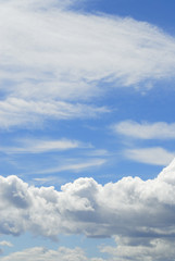 Obraz premium blue sky with clouds