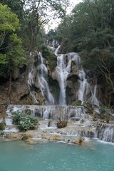 Fototapeta na wymiar Kuang Si Falls - luang prabang