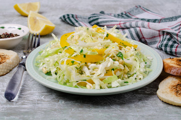 Salad of raw vegetables