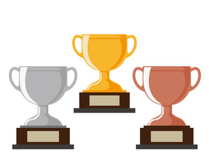 トロフィー　優勝　カップ　優勝カップ　金　銀　銅