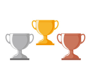 トロフィー　優勝　カップ　優勝カップ　金　銀　銅