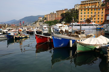 Borgo marinaro di Camogli, Liguria Italia