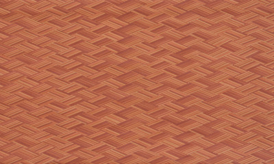 Floor linoleum with a cross pattern on the surface with a reddish tint