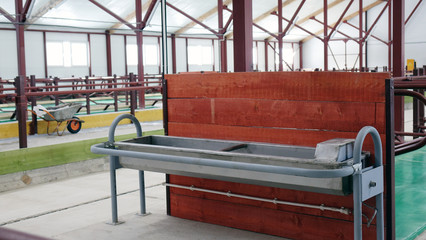 Modern equipment on the new farm, agricultural industry