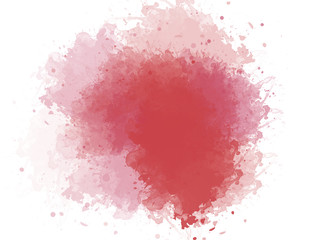 Abstract colorful brush on watercolor illustration painting background.