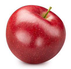 Red apple isolated on white