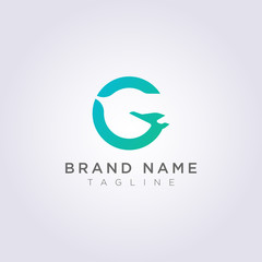 Logo Design combination of the letters G and planes for Business or Your Brand