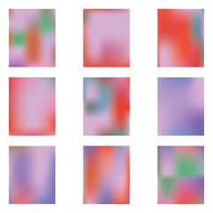 Naklejka premium Gradient mesh painted in different colors.