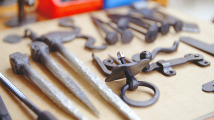 Blacksmith iron souvenirs