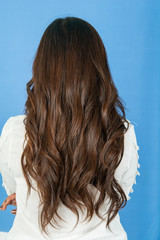 Fototapeta premium Long and thick hair of women