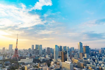 Foto auf Glas Stadtbild Tokio © siro46
