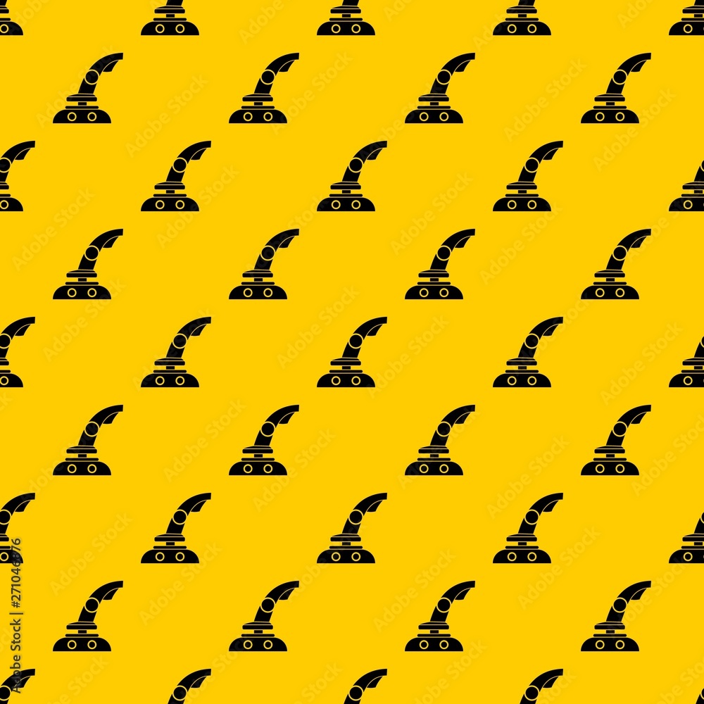 Poster joystick pattern seamless vector repeat geometric yellow for any design
