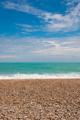 Summer sea landscape in Europe, Italy