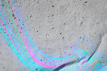 Concrete neon background texture.