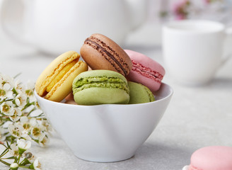 Multi-colored macaroons