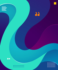 colorful fluid background vector graphic element