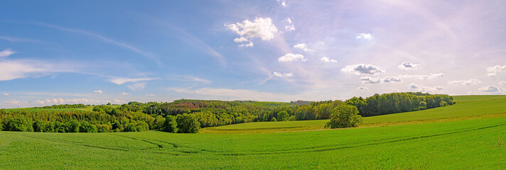 Landschaft in Deutschland, Panorama