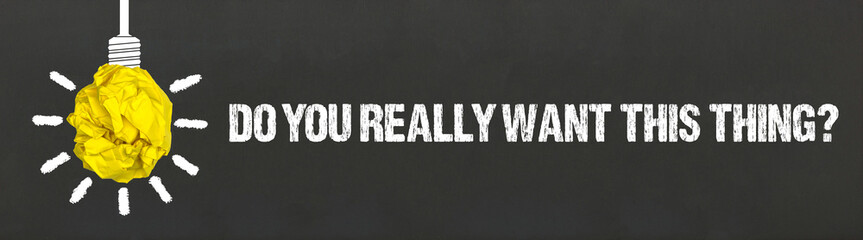 Do you really want this thing?