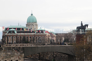 Fototapeta na wymiar Buda Castle, Budapest, Hungary 