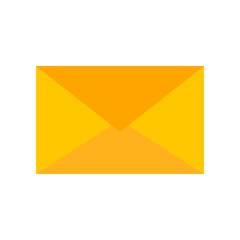 Email vector, Social media flat style icon