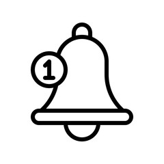 Bell vector, Social media line style icon