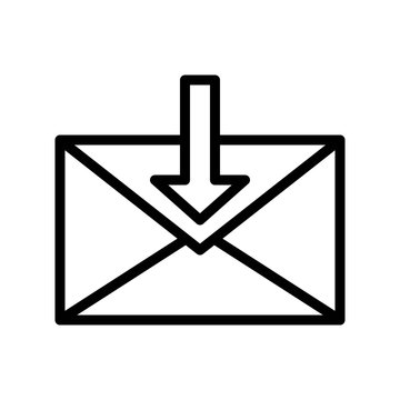Email vector, Social media line style icon