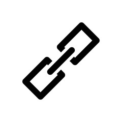 Link vector, Social media solid style icon