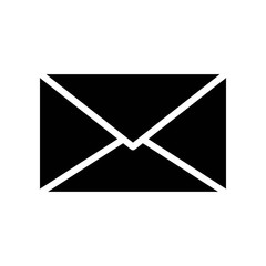 Email vector, Social media solid style icon