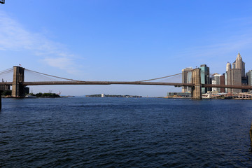 Brooklyn-Bridge, Manhattan, New York City, New York, USA
