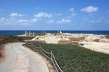 Naklejka premium Ancient city Caesarea from Israel