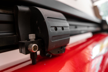 Vinyl cutter plotter machine head
