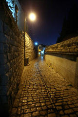 View of an old Cana street, Israel