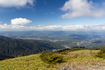 Fototapeta premium 富士見台高原からの眺望／岐阜県中津川市