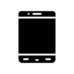 Cell phone vector, Electronic device solid style icon