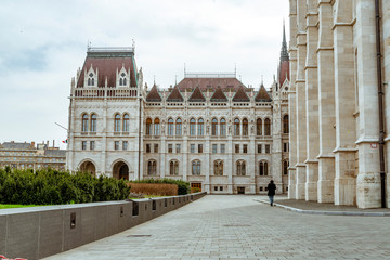 Fototapeta premium Hungarian Parliament Building, Budapest - close-up on detail