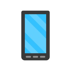 Cell phone vector, Electronic device flat style icon