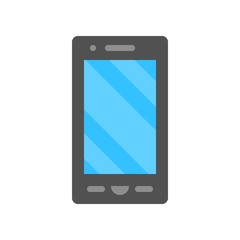 Cell phone vector, Electronic device flat style icon
