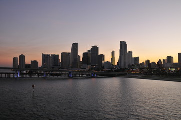 Fototapeta na wymiar Miami landscape