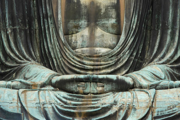 The great bronze buddha sculpture, Kamakura, tokyo, japan