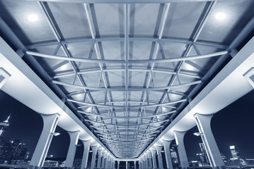 Exterior of modern architecture. Building abstract background