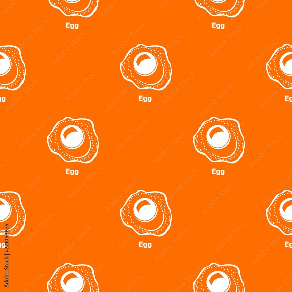 Aufkleber egg pattern vector orange for any web design best