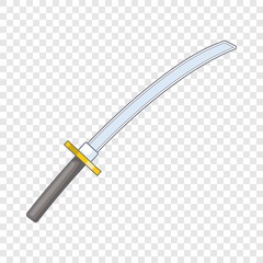 Japan sword katana icon. Cartoon illustration of japan sword katana vector icon for web design